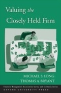 Cover: Valuing the Closely Held Firm - OUP eBook