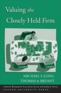 Enlarge image Cover: Valuing the Closely Held Firm - OUP eBook