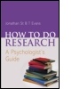 Cover: How to do Research - Psychology Press Ltd