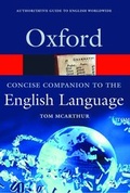 Cover: Concise Oxford Companion to the English Language - Oxford University Press