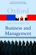 Cover: A Dictionary of Business and Management - Oxford University Press