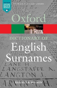 Enlarge image Cover: A Dictionary of English Surnames - Oxford University Press
