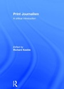 Cover: Print Journalism - Routledge