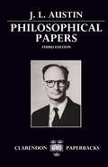Cover: Philosophical Papers - Oxford University Press