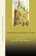 Cover: Globalization and Politics in India - OUP India