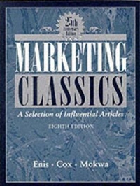 Enlarge image Cover: Marketing Classics - Pearson Education (US)