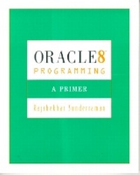Abbildung von: Oracle 8 Programming - Pearson