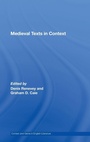 Cover: Medieval Texts in Context - Routledge