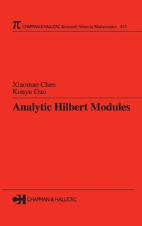 Abbildung von: Analytic Hilbert Modules - Chapman & Hall/CRC