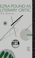 Cover: Ezra Pound as Literary Critic - Routledge