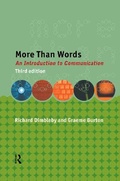 Cover: More Than Words - Routledge