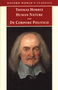 Cover: The Elements of Law Natural and Politic: Human Nature Pt. 1 - Oxford Paperbacks