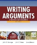 Cover: Writing Arguments - Pearson
