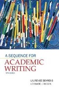 Cover: A Sequence for Academic Writing - Pearson
