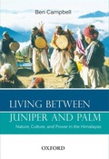 Cover: Living Between Juniper and Palm - OUP India
