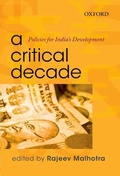 Cover: A Critical Decade - OUP India