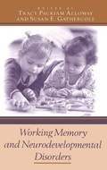Cover: Working Memory and Neurodevelopmental Disorders - Psychology Press Ltd