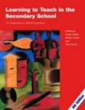 Cover: Learning to Teach in the Secondary School - Routledge