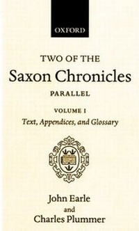 Enlarge image Cover: Two of the Saxon Chronicles Parallel - Oxford University Press