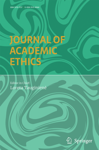 Bild: Journal of Academic Ethics - Springer