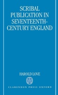 Cover: Scribal Publication in Seventeenth-Century England - Clarendon Press