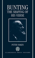 Cover: Bunting: The Shaping of His Verse - Clarendon Press