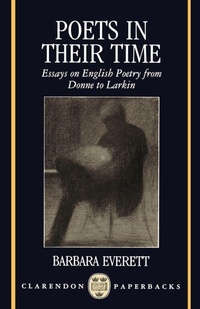 Enlarge image Cover: Poets in their Time - Clarendon Press