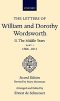 Cover: The Letters of William and Dorothy Wordsworth: Volume II. The Middle Years: Part 1. 1806-1811 - Clarendon Press