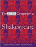 Cover: The Oxford Companion to Shakespeare - Oxford University Press
