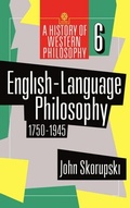 Cover: English-Language Philosophy 1750-1945 - Oxford University Press
