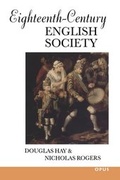 Cover: Eighteenth-Century English Society - Oxford University Press