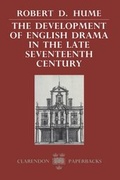 Cover: The Development of English Drama in the Late Seventeenth Century - Clarendon Press