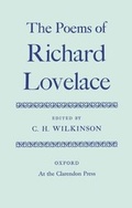 Cover: Poems of Richard Lovelace - Oxford University Press