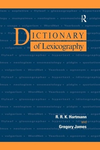 Abbildung von: Dictionary of Lexicography - Routledge