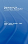 Cover: Restructuring the Professional Organization - Routledge