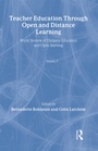 Cover: Teacher Education Through Open and Distance Learning - Routledge