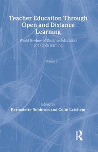Enlarge image Cover: Teacher Education Through Open and Distance Learning - Routledge
