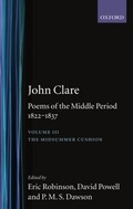 Cover: John Clare: Poems of the Middle Period, 1822-1837 - Oxford University Press