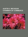 Cover: Austin V. Michigan Chamber of Commerce - Rarebooksclub.com