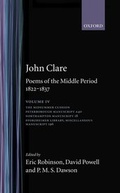 Cover: John Clare: Poems of the Middle Period, 1822-1837 - Oxford University Press