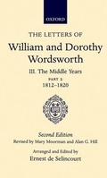 Cover: The Letters of William and Dorothy Wordsworth: Volume III. The Middle Years: Part 2. 1812-1820 - Oxford University Press