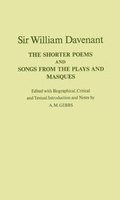 Cover: The Shorter Poems, and Songs from the Plays and Masques - Oxford University Press