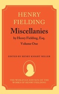 Cover: Miscellanies by Henry Fielding, Esq: Volume One - Clarendon Press