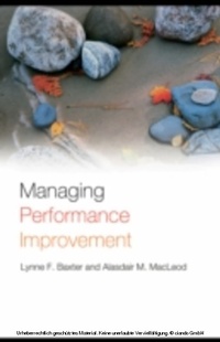 Abbildung von: Managing Performance Improvement - Routledge