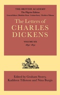 Cover: The Pilgrim Edition of the Letters of Charles Dickens: Volume 6: 1850-1852 - Oxford University Press
