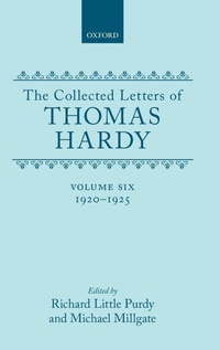 Enlarge image Cover: The Collected Letters of Thomas Hardy: Volume 6: 1920-1925 - Clarendon Press
