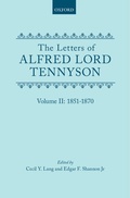 Cover: The Letters of Alfred Lord Tennyson: Volume II: 1851-1870 - Oxford University Press
