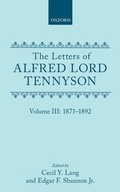Cover: The Letters of Alfred Lord Tennyson: Volume III: 1871-1892 - Clarendon Press