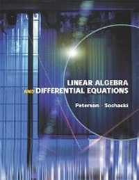 Abbildung von: Linear Algebra and Differential Equations - Pearson