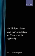 Cover: Sir Philip Sidney and the Circulation of Manuscripts, 1558-1640 - Clarendon Press